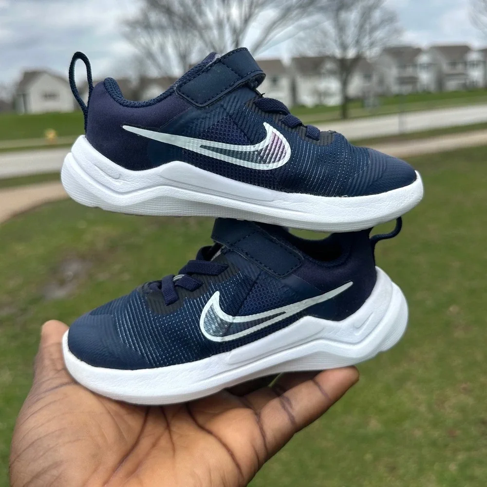 Nike Downshifter 12 Next Nature Toddler Sneakers Size 7 Midnight Navy Blue Shoes